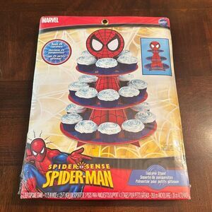 Marvel Spider sense Spiderman Cupcake Party Stand Wilson